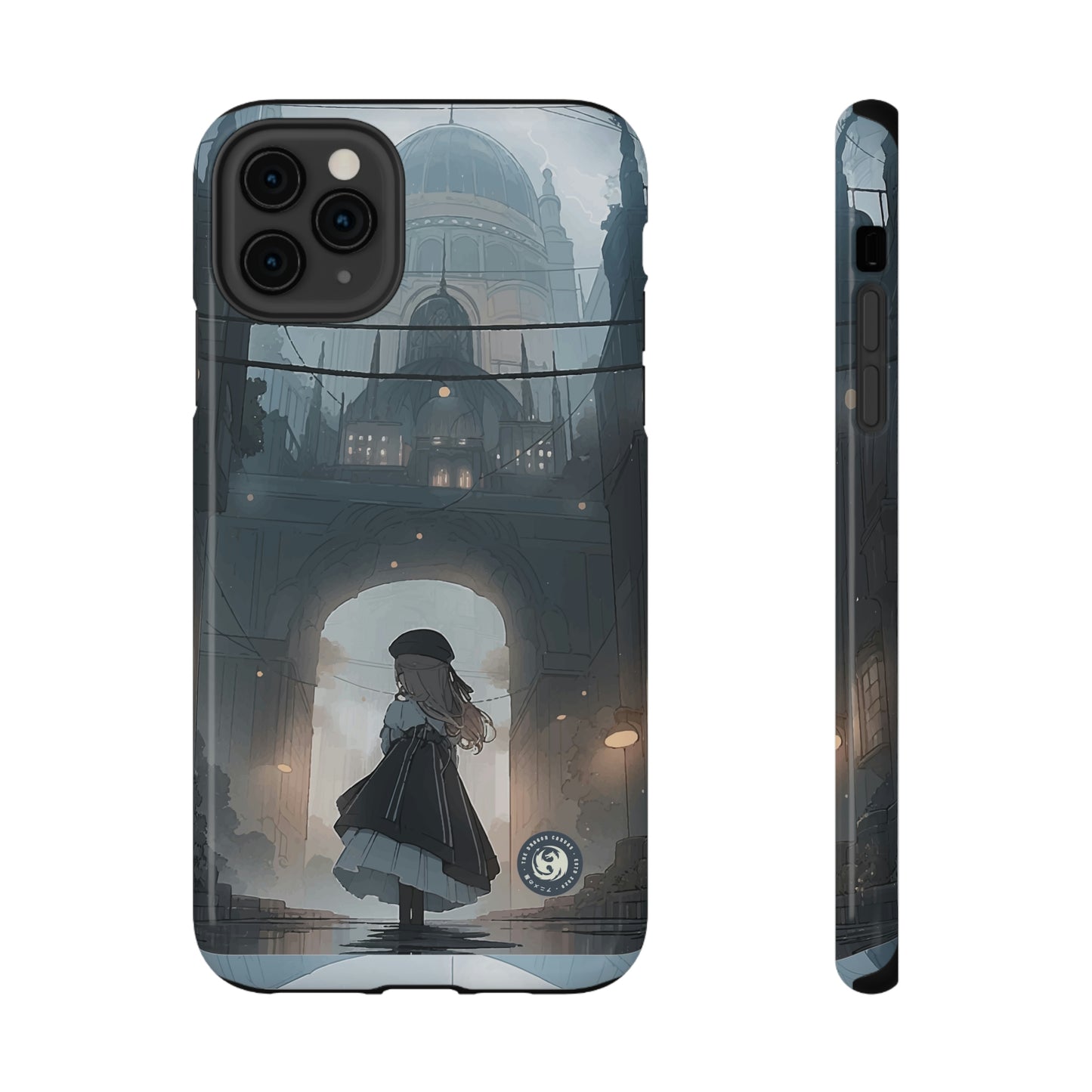 "Girl in Underground City" - iPhone y Samsung - Fundas para teléfonos resistentes a impactos - Compatible con carga inalámbrica