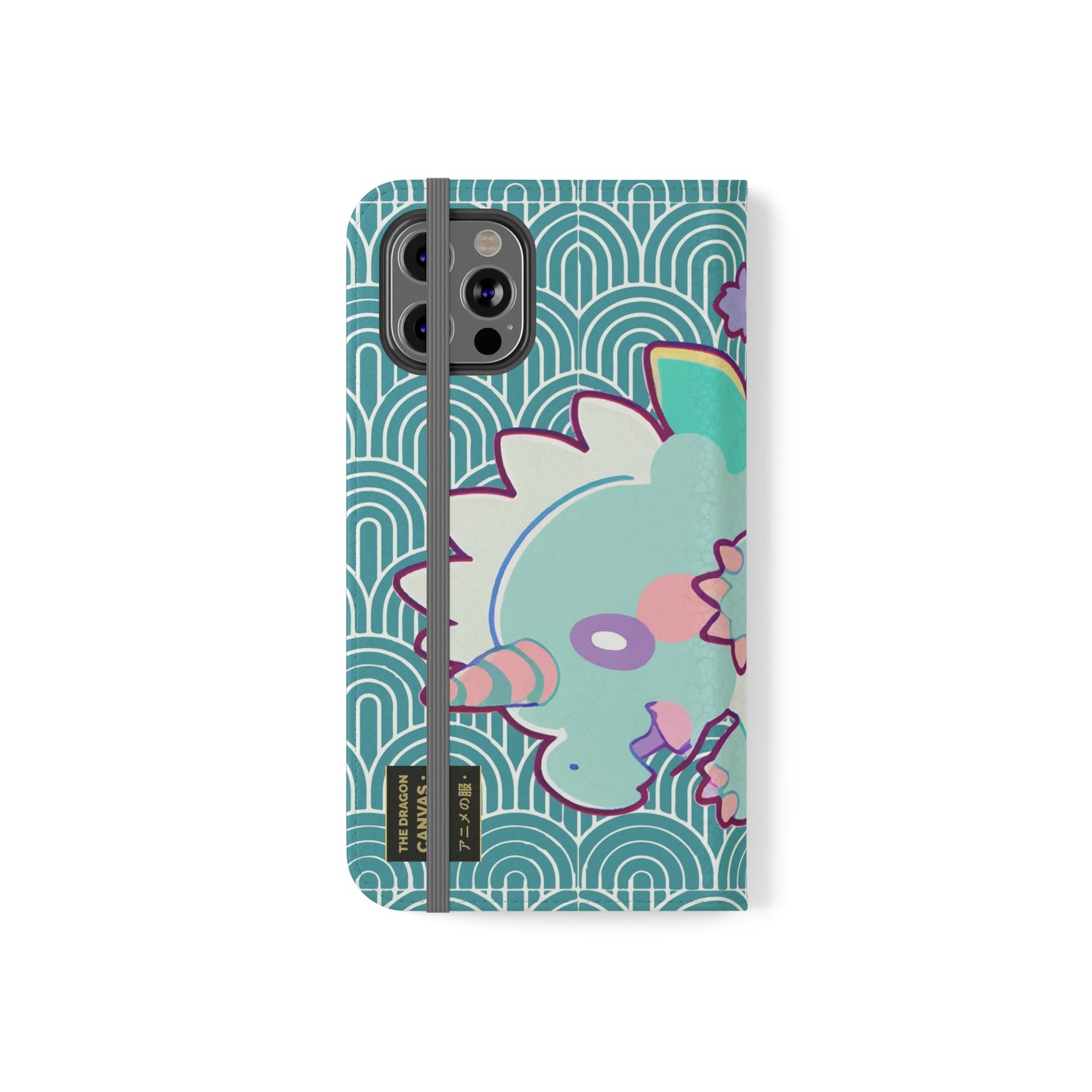 Colección Chibi Dragons #01 - Fundas con tapa orgánicas para iPhone y Samsung Galaxy