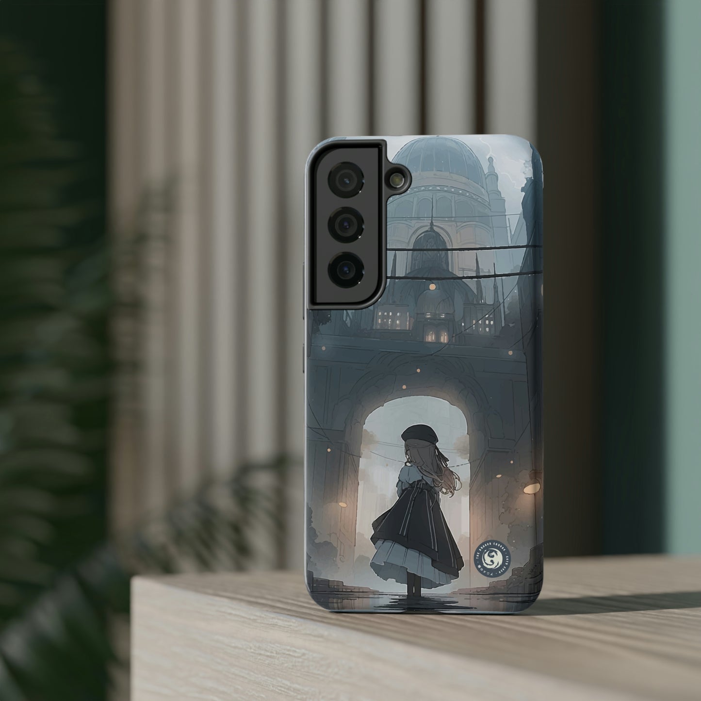 "Girl in Underground City" - iPhone y Samsung - Fundas para teléfonos resistentes a impactos - Compatible con carga inalámbrica