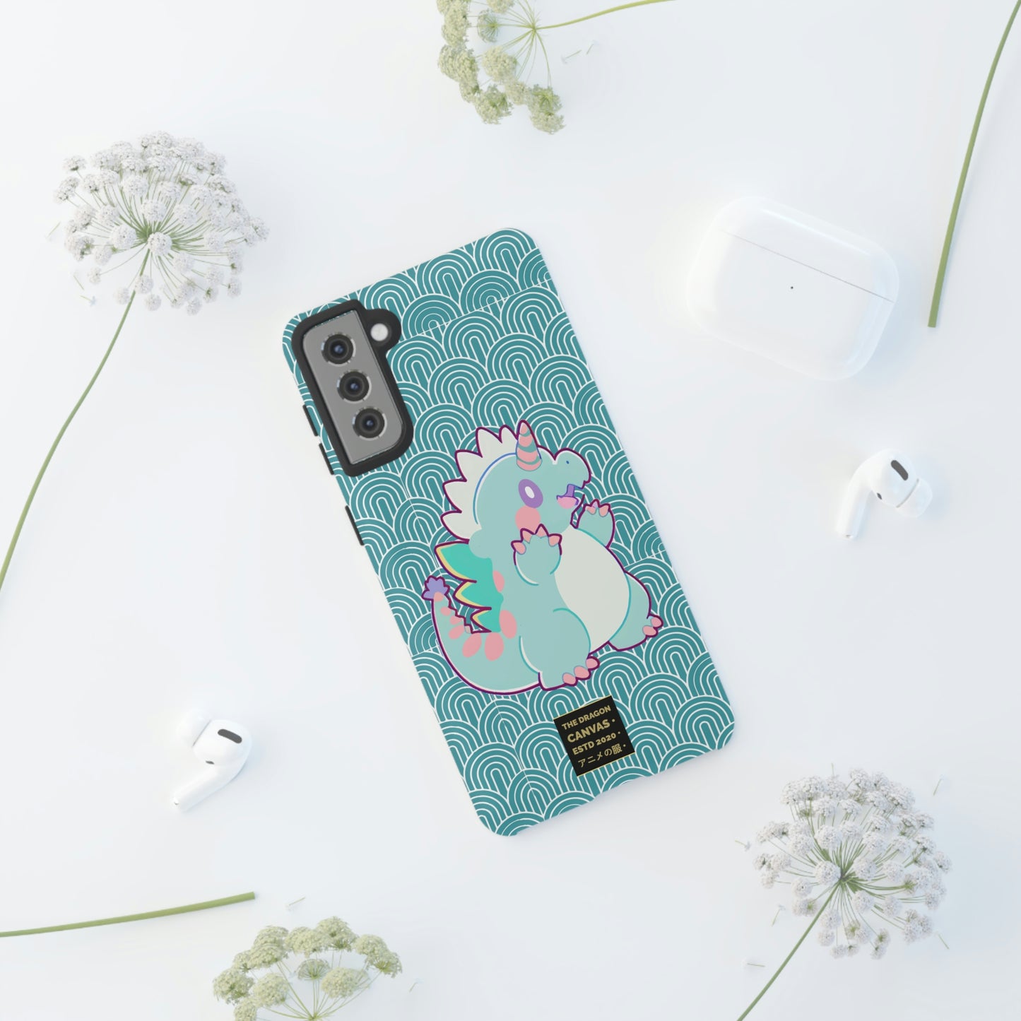 Colección Chibi Dragons #01 - Estuches orgánicos resistentes -iPhone, Samsung Galaxy y Google Pixel