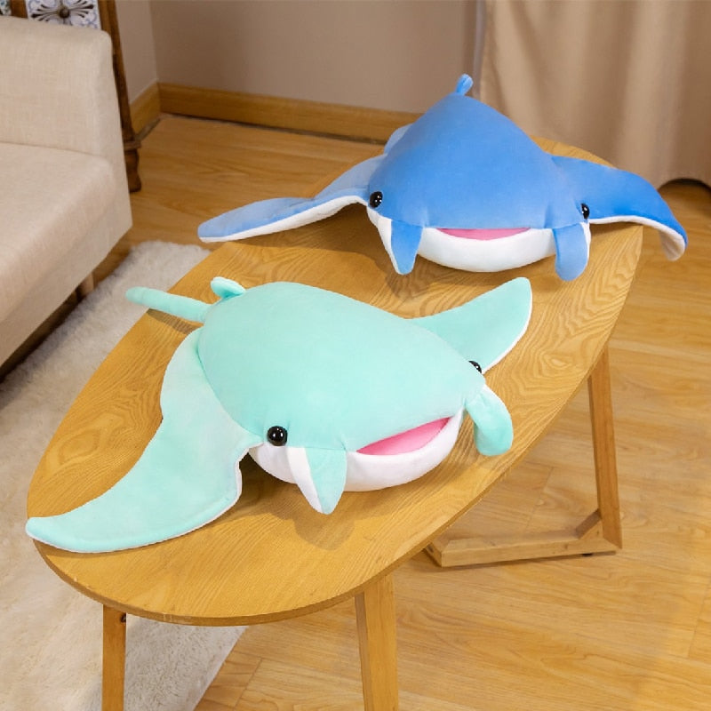 70cm/90cm Cartoon Manta-Ray Plush Toys - Plush Pillow Stuffed Animal