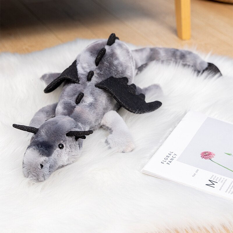 Stuffed Dragons Collection #03 - Snow Dragon - Plush Toys