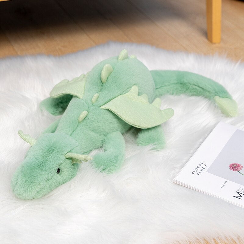 Colección de dragones de peluche #03 - Dragón de nieve - Peluches