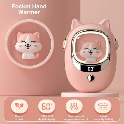 Electric Hand Warmer 2 in 1 USB Rechargeable Pocket Hand Heater