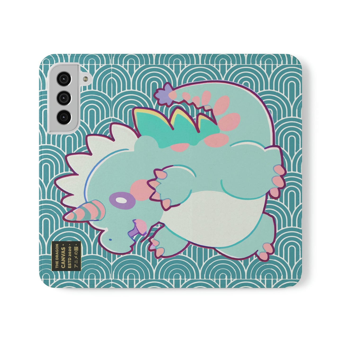 Colección Chibi Dragons #01 - Fundas con tapa orgánicas para iPhone y Samsung Galaxy