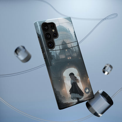 "Girl in Underground City" - iPhone y Samsung - Fundas para teléfonos resistentes a impactos - Compatible con carga inalámbrica