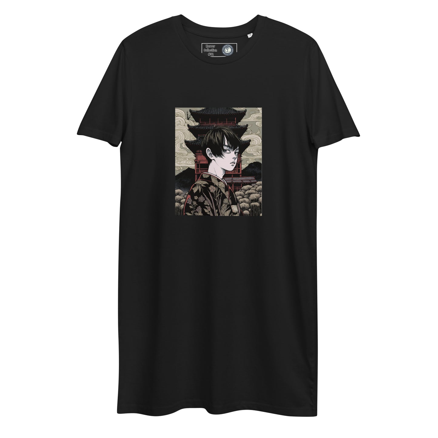 Colección Horror #01 - Vestido tipo camiseta de algodón orgánico