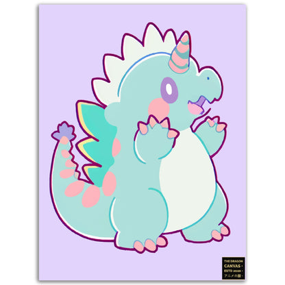 Chibi Dragons Collection #01 - Aluminum Print