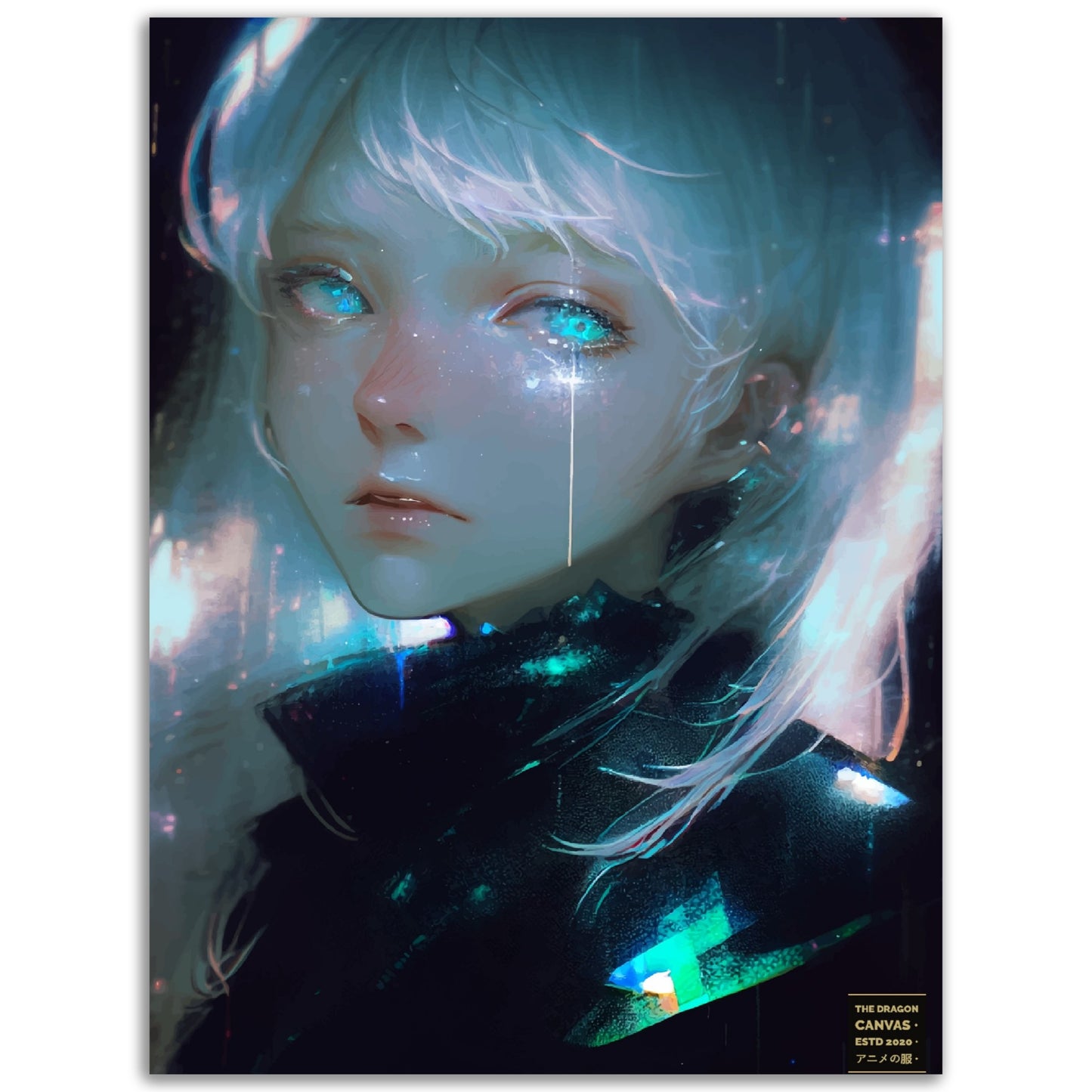 Colección Cyberpunk Girls n.° 03 - Póster semibrillante