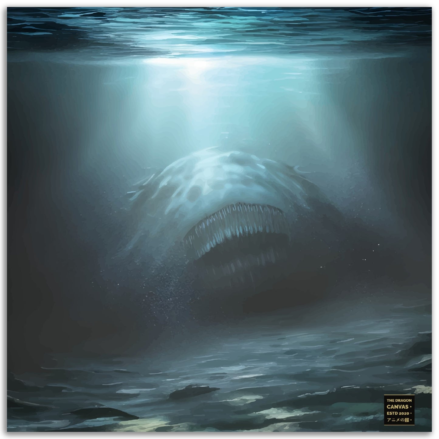 Sea Monsters Art #01 - Semi-Glossy Poster