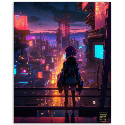 Cyberpunk Art #01 - Semi-Glossy Poster