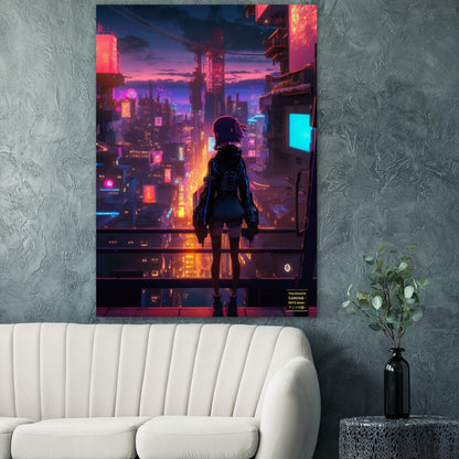 Cyberpunk Art #01 - Semi-Glossy Poster