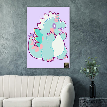 Chibi Dragons Collection #01 - Aluminum Print