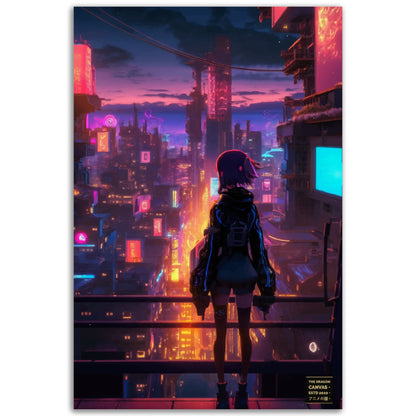 Cyberpunk Art #01 - Semi-Glossy Poster