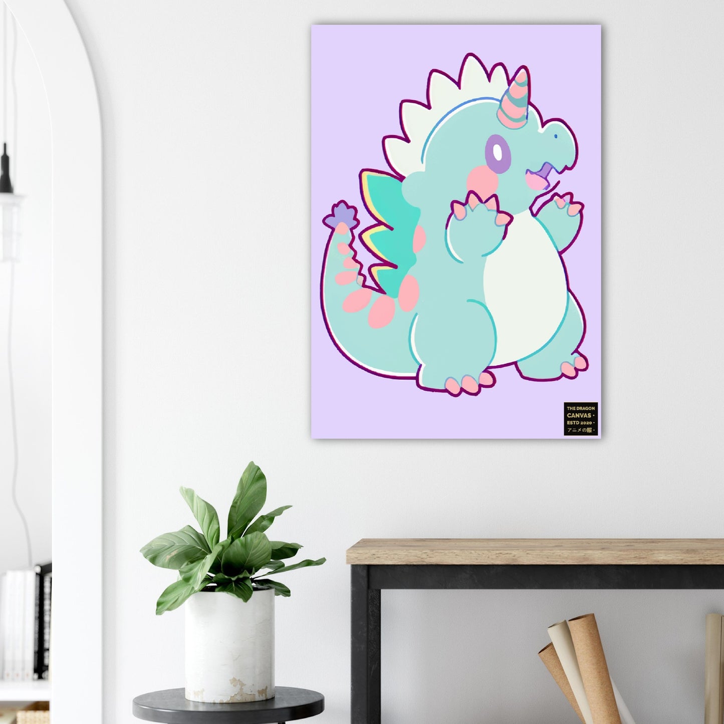 Chibi Dragons Collection #01 - Aluminum Print