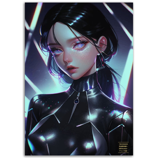 Cyberpunk Girls Collection #01 - Semi-Glossy Poster