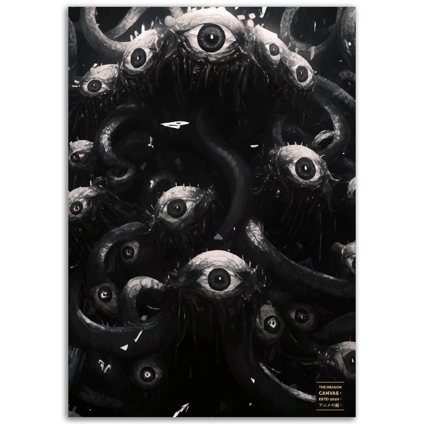 Monsters Art #01 - Póster semibrillante