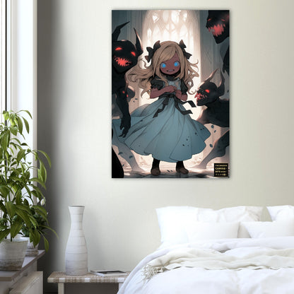 "Demons Are a Girl's Best Friend" #01 - Aluminum Print