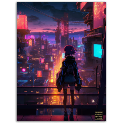 Cyberpunk Art #01 - Semi-Glossy Poster