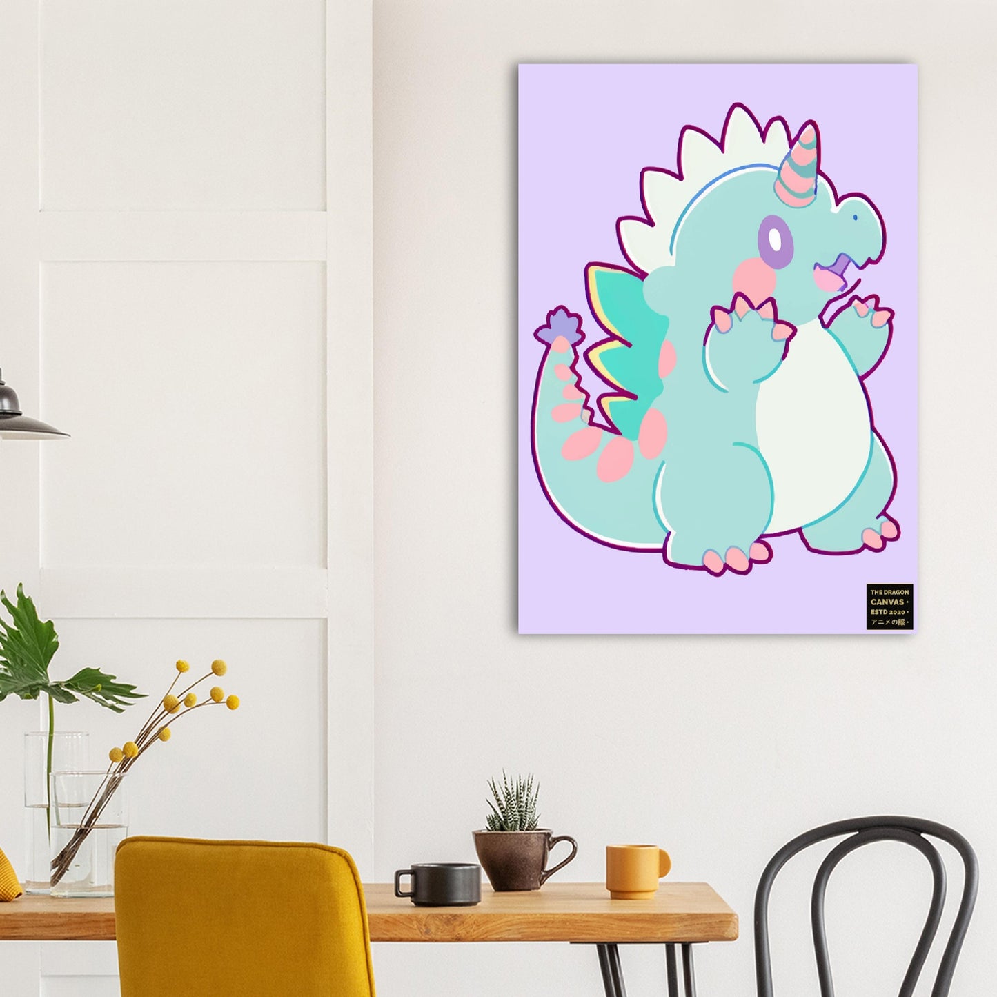 Chibi Dragons Collection #01 - Aluminum Print