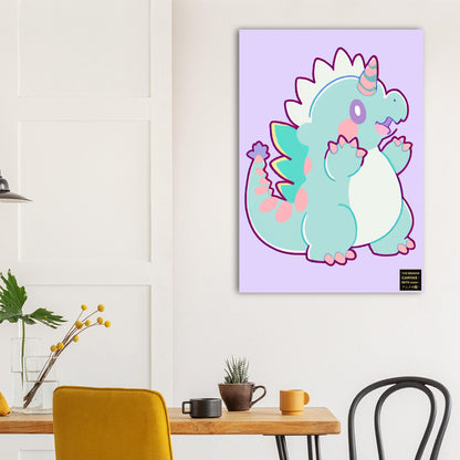 Chibi Dragons Collection #01 - Aluminum Print