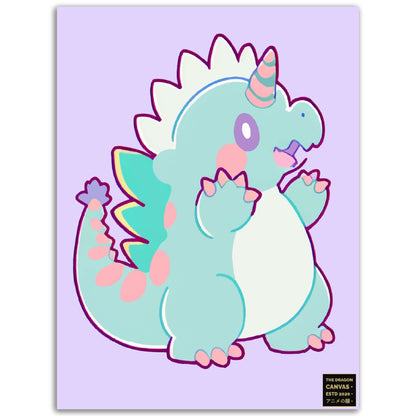 Chibi Dragons Collection #01 - Aluminum Print