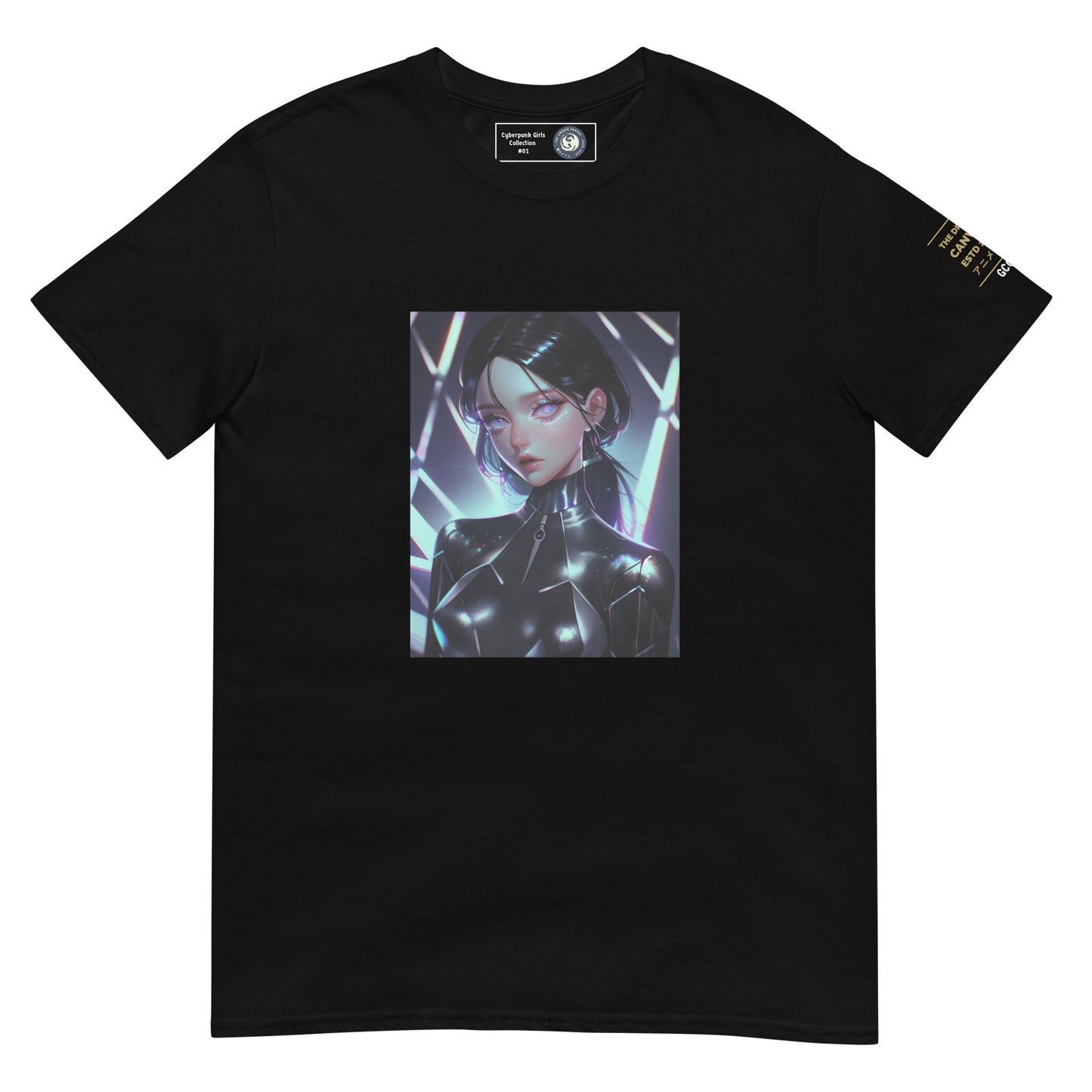 Colección Cyberpunk Girls #01 - Camiseta unisex de manga corta