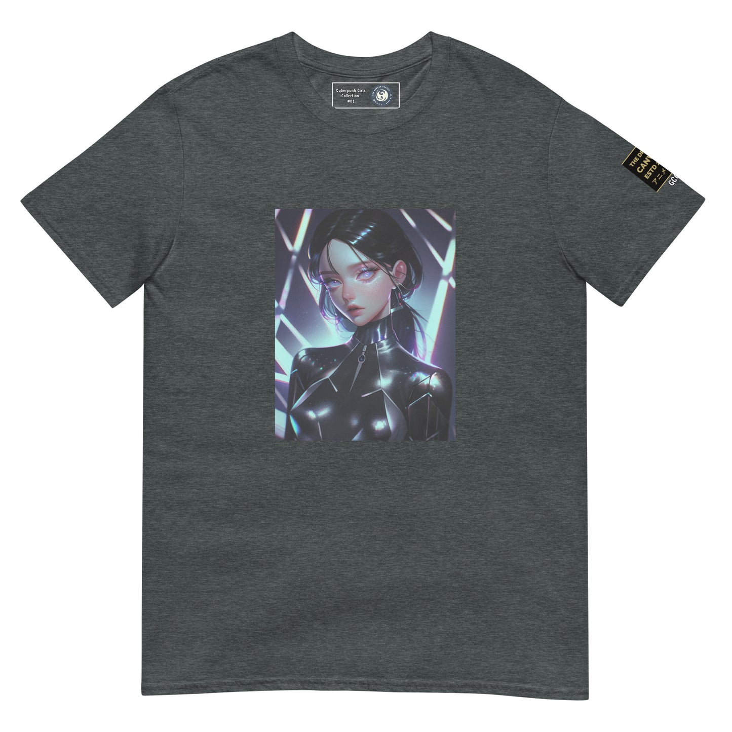 Colección Cyberpunk Girls #01 - Camiseta unisex de manga corta