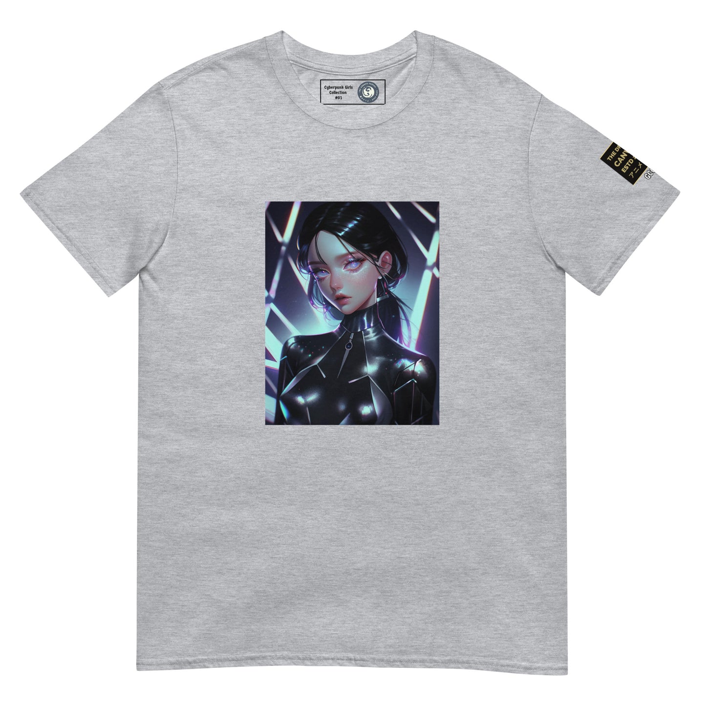 Colección Cyberpunk Girls #01 - Camiseta unisex de manga corta